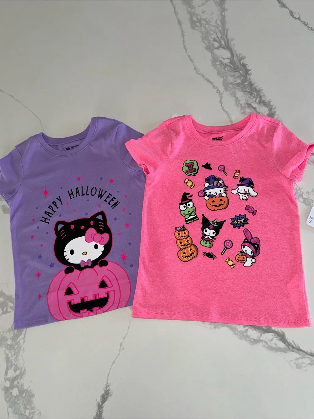 Girls’ Hello Kitty Halloween T-Shirts Tees Size 4